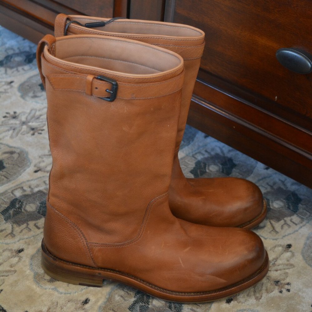 COPY - Rare BOTTEGA VENETA Men's Leather  Boots  11 NWT - Picture 3 of 8